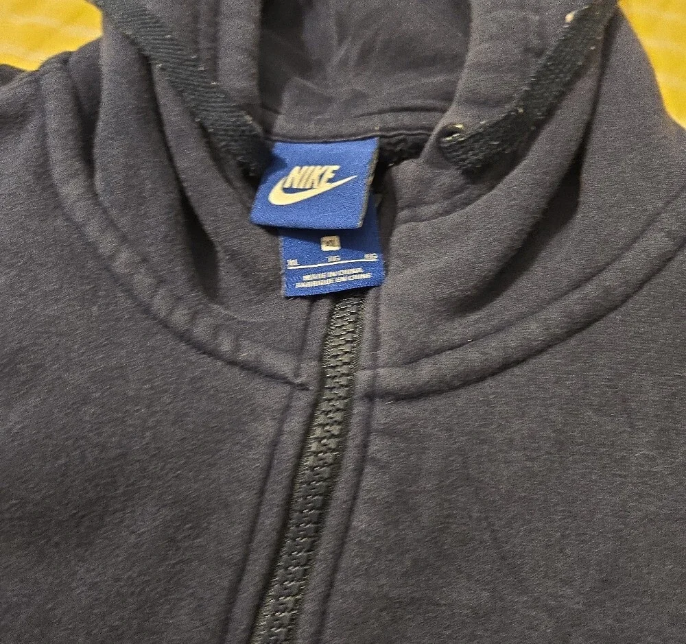 Nike Men's Dark Navy Full-Zip Hoodie